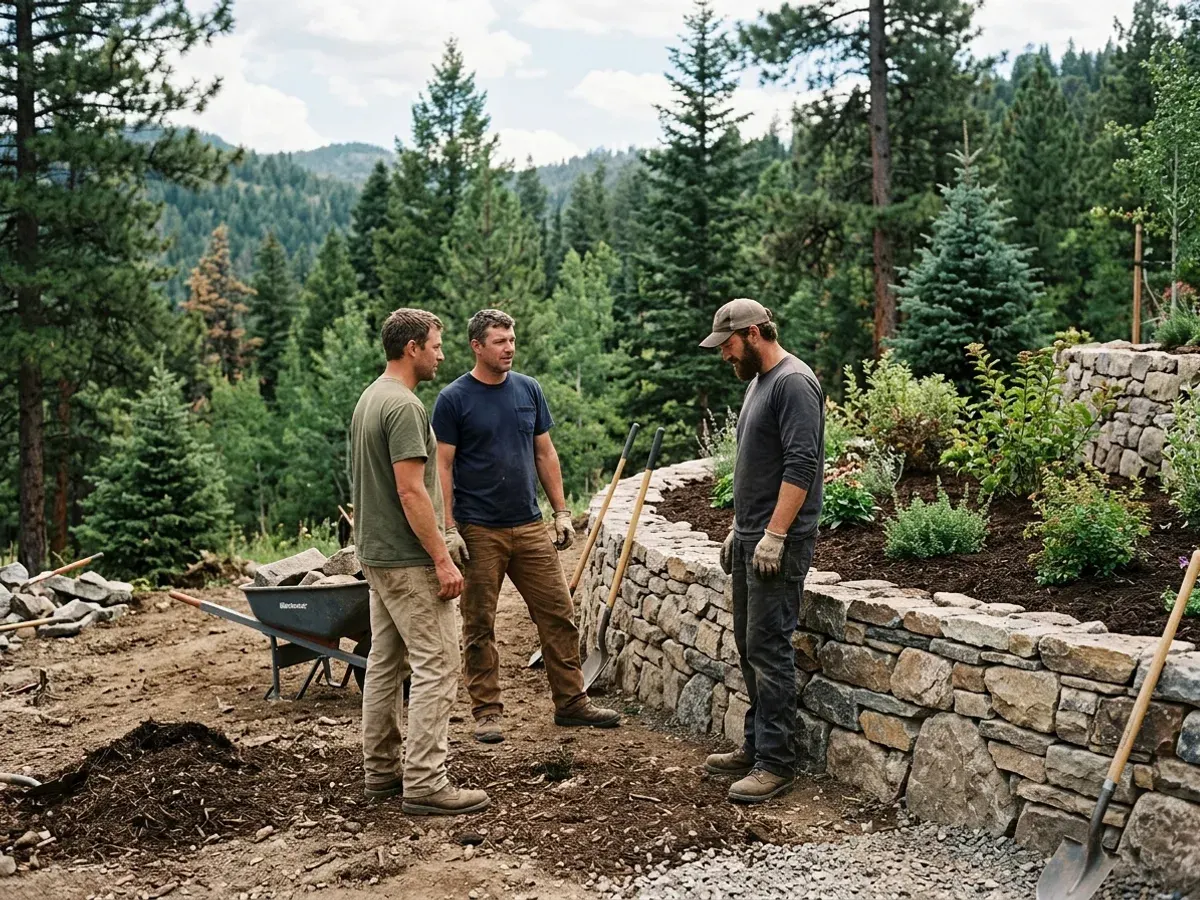 Crew on site